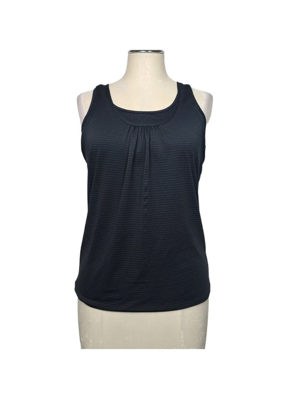 Prana Layered Mika Black Tank Top S
